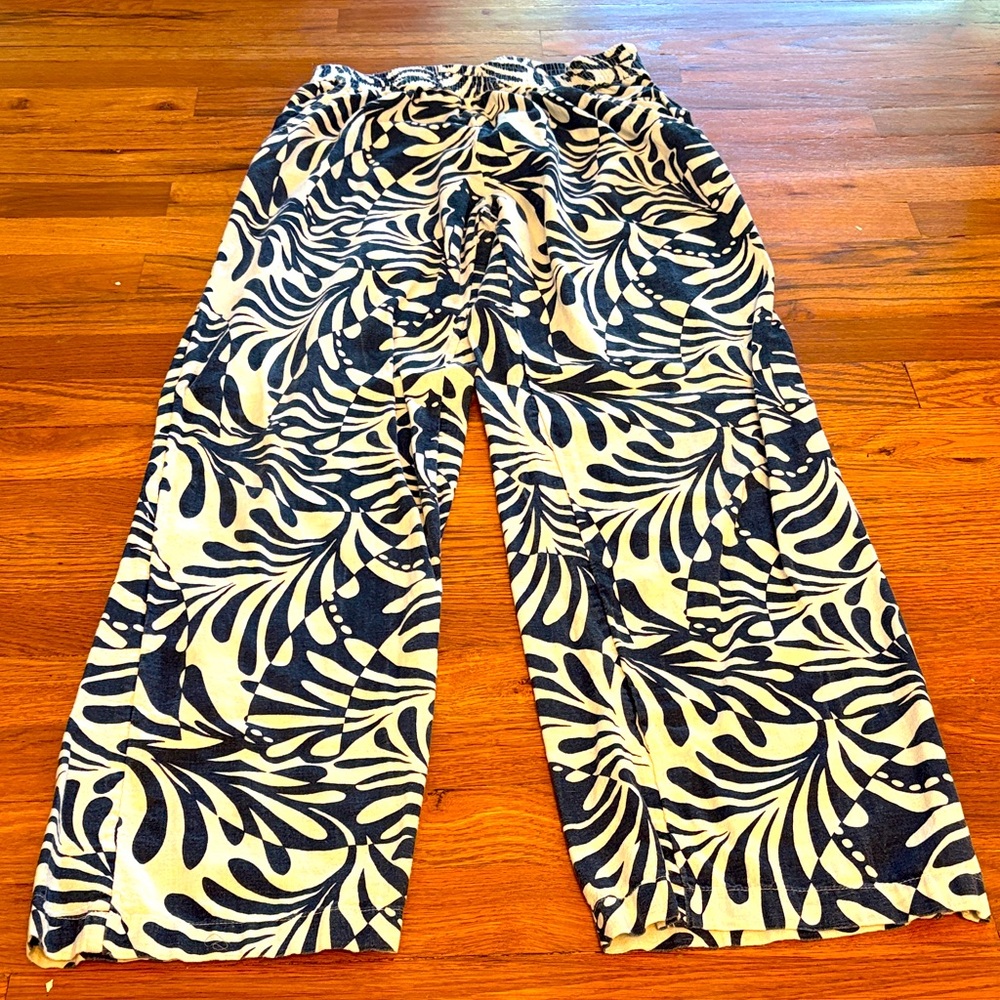 RIP CURL WIDE LEG LINEN PANTS